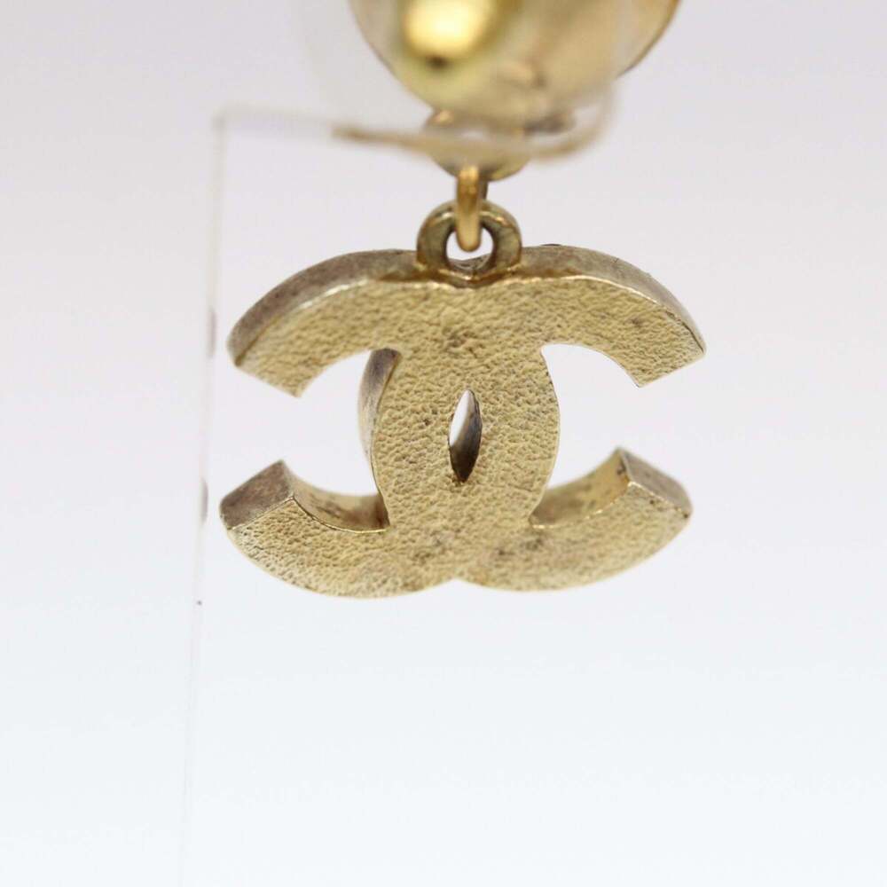 CHANEL Pink Pearl Logo Earrings - Picture 5 of 7